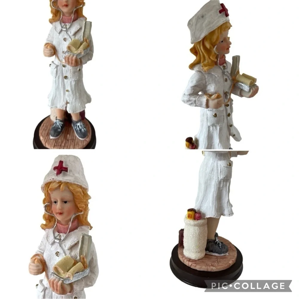 Russ Berrie Doctor Nurse Figurine Set